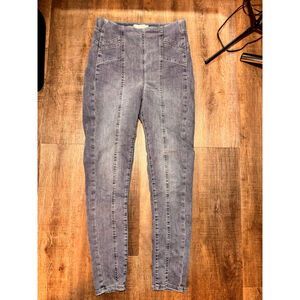 We The Free Jeans Feel Alright Skinny Indigo Riptide Blue Stretch Free People 28